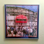 Customer custom framed Chicago Cubs Wrigley Field poster 10