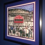 Customer custom framed Chicago Cubs Wrigley Field poster black frame 3