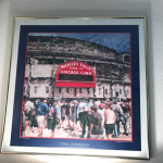 Customer custom framed Chicago Cubs Wrigley Field poster 8